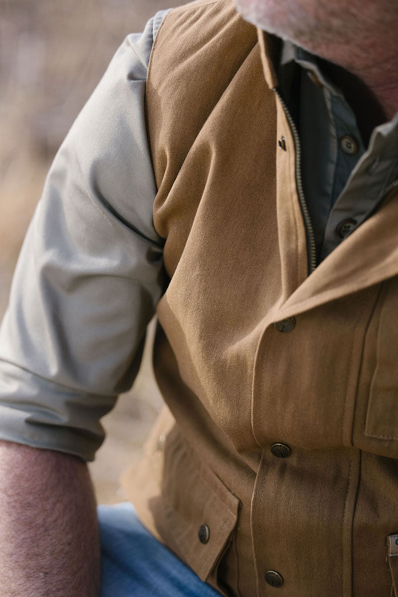 Men's Wax Cotton Gilet