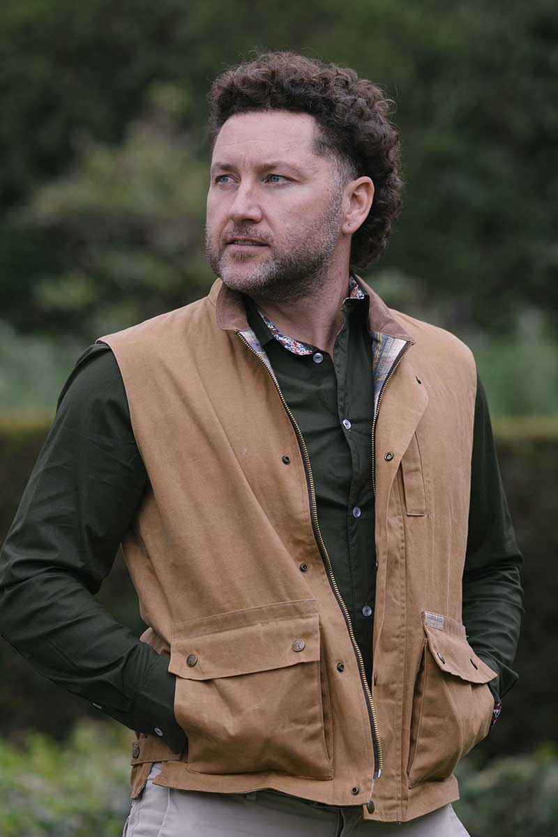 Men's Wax Cotton Gilet
