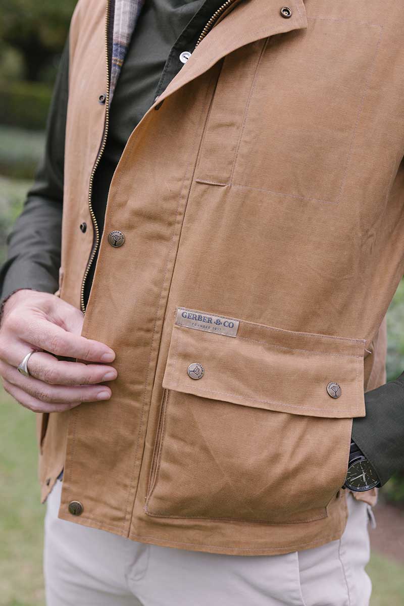 Men's Wax Cotton Gilet