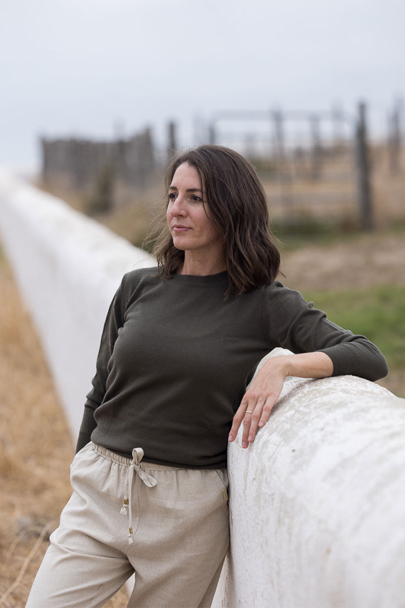 Women's Essential Crew Knit