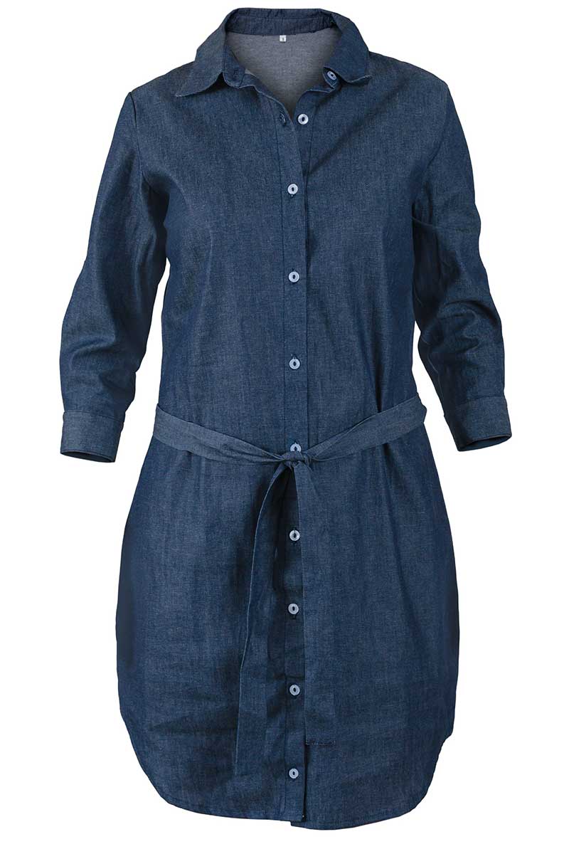Women's Shirt Dress Denim