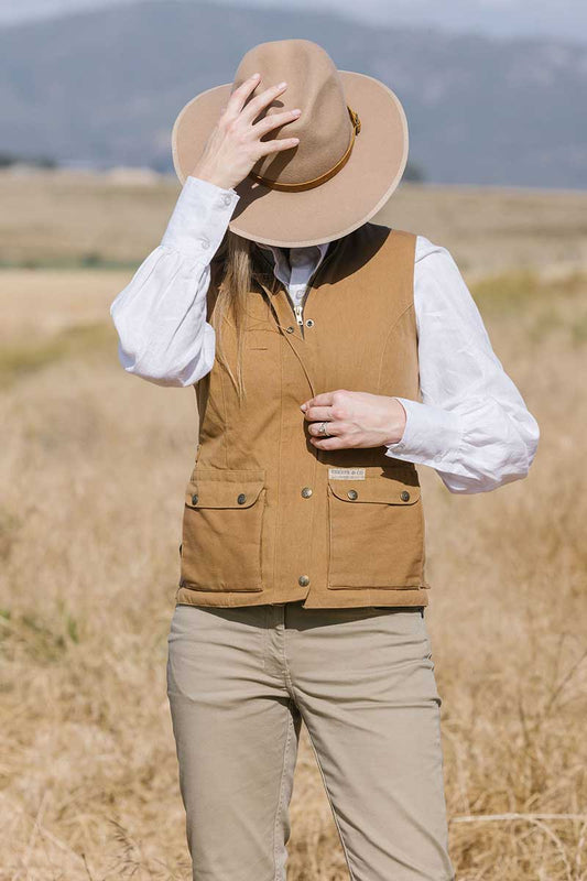 Women's Wax Cotton Gilet