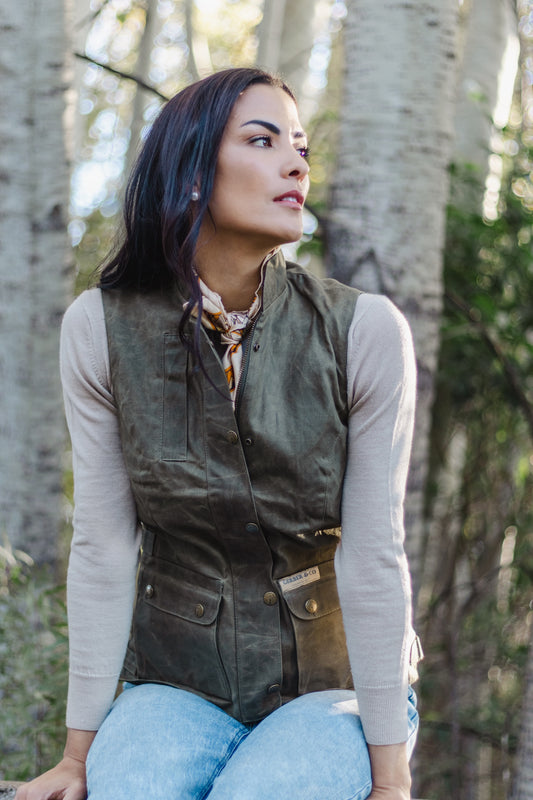 Women's Wax Cotton Gilet