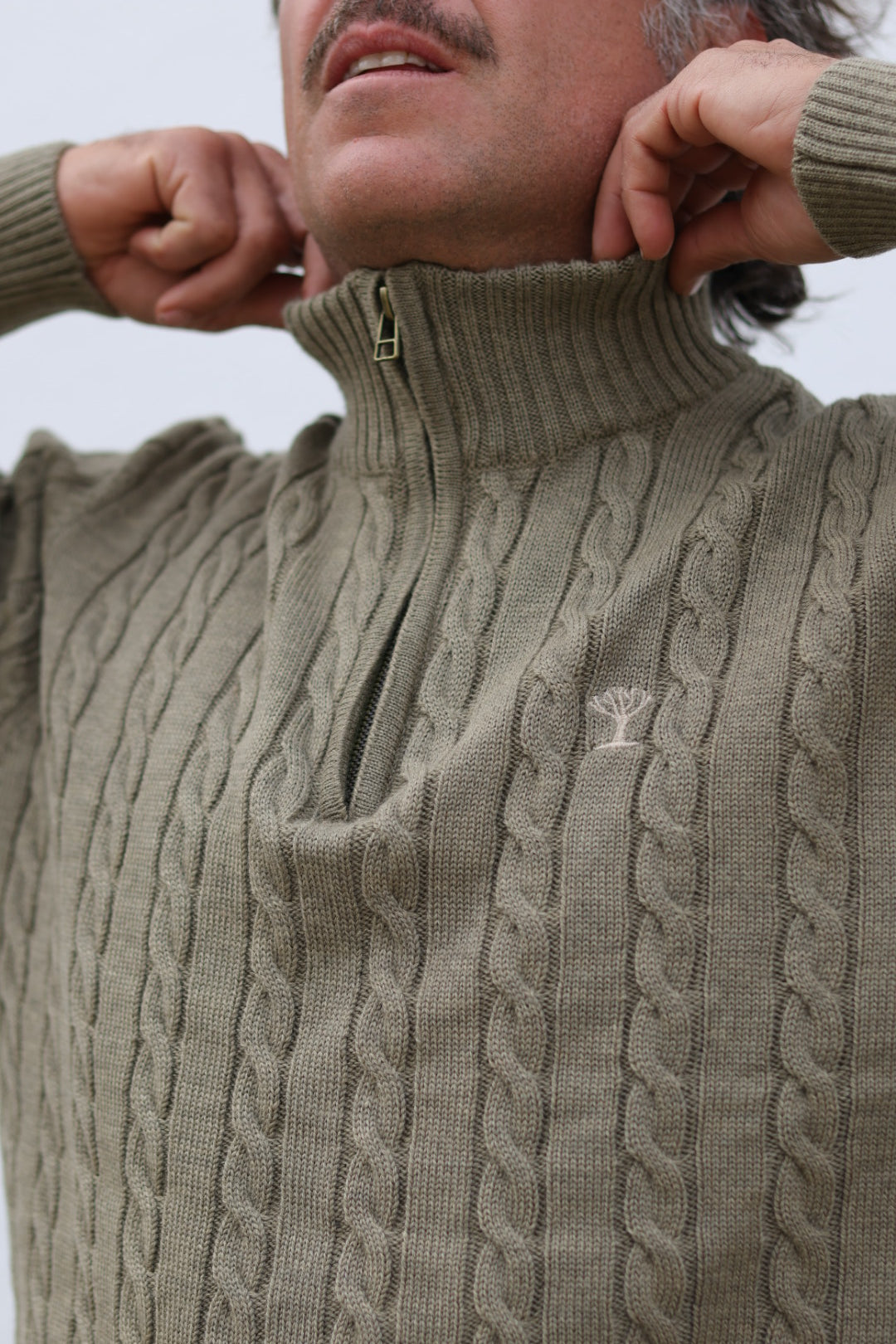 Cable Knit 1/4 Zip Jerseys