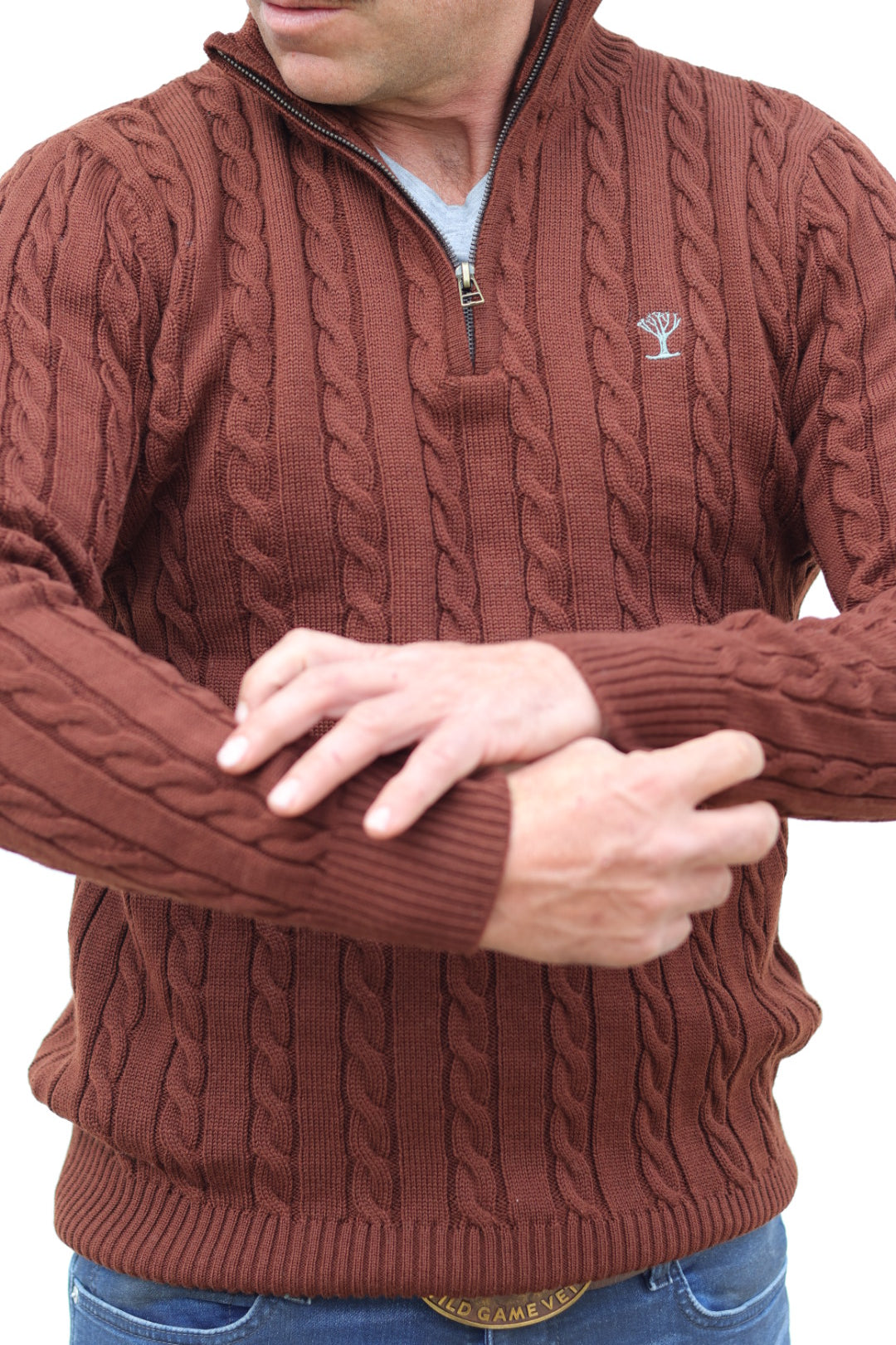 Cable Knit 1/4 Zip Jerseys