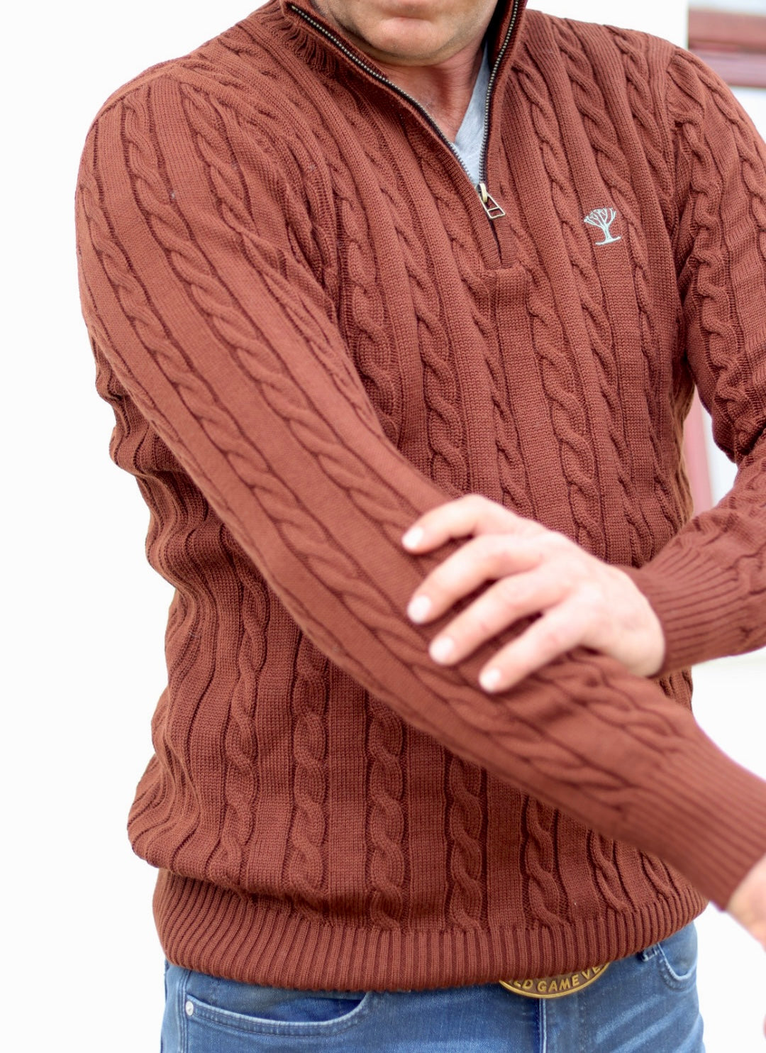 Cable Knit 1/4 Zip Jerseys