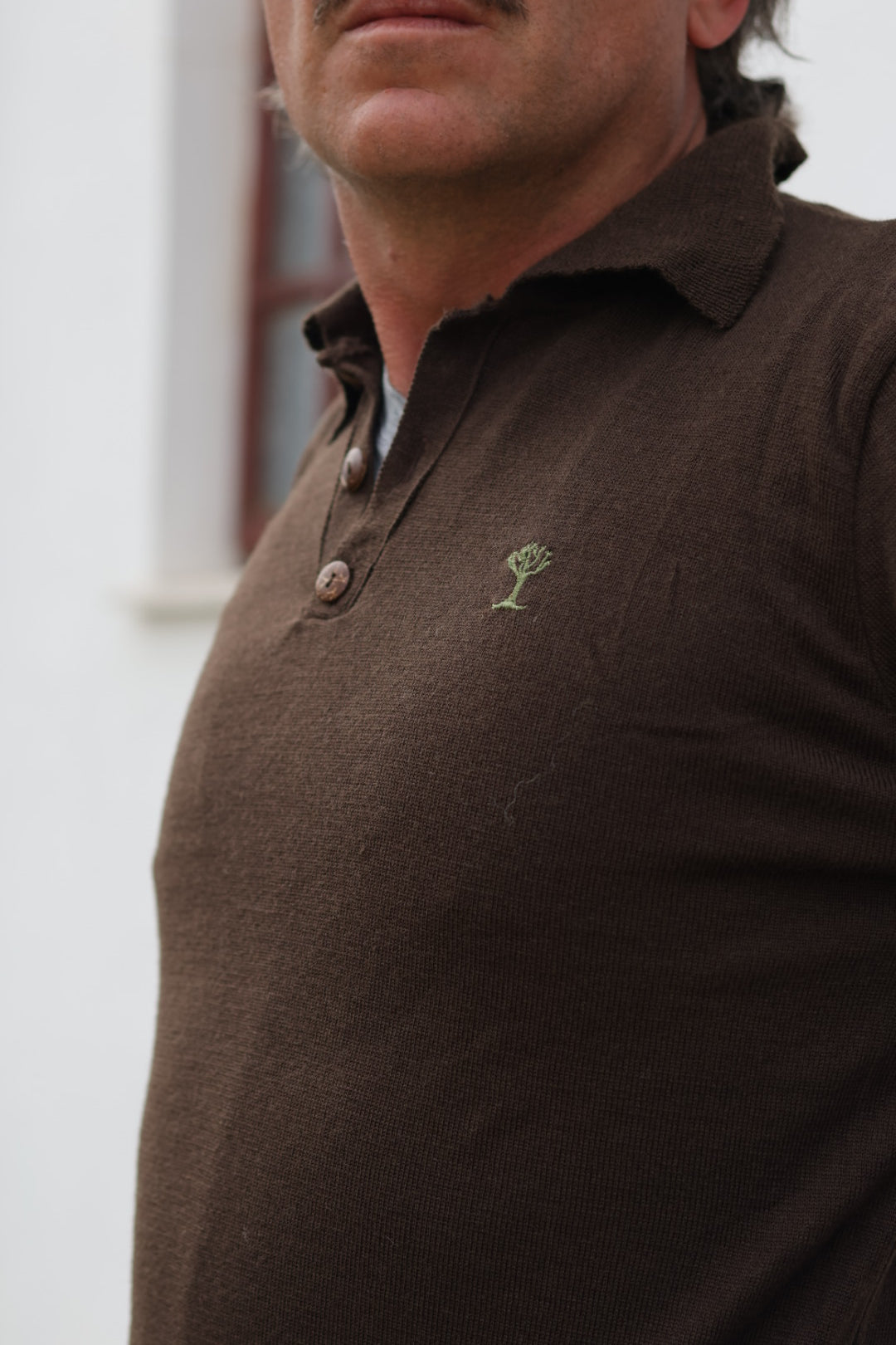 Men's Lightweight Knitted Long Sleeve Golfer
