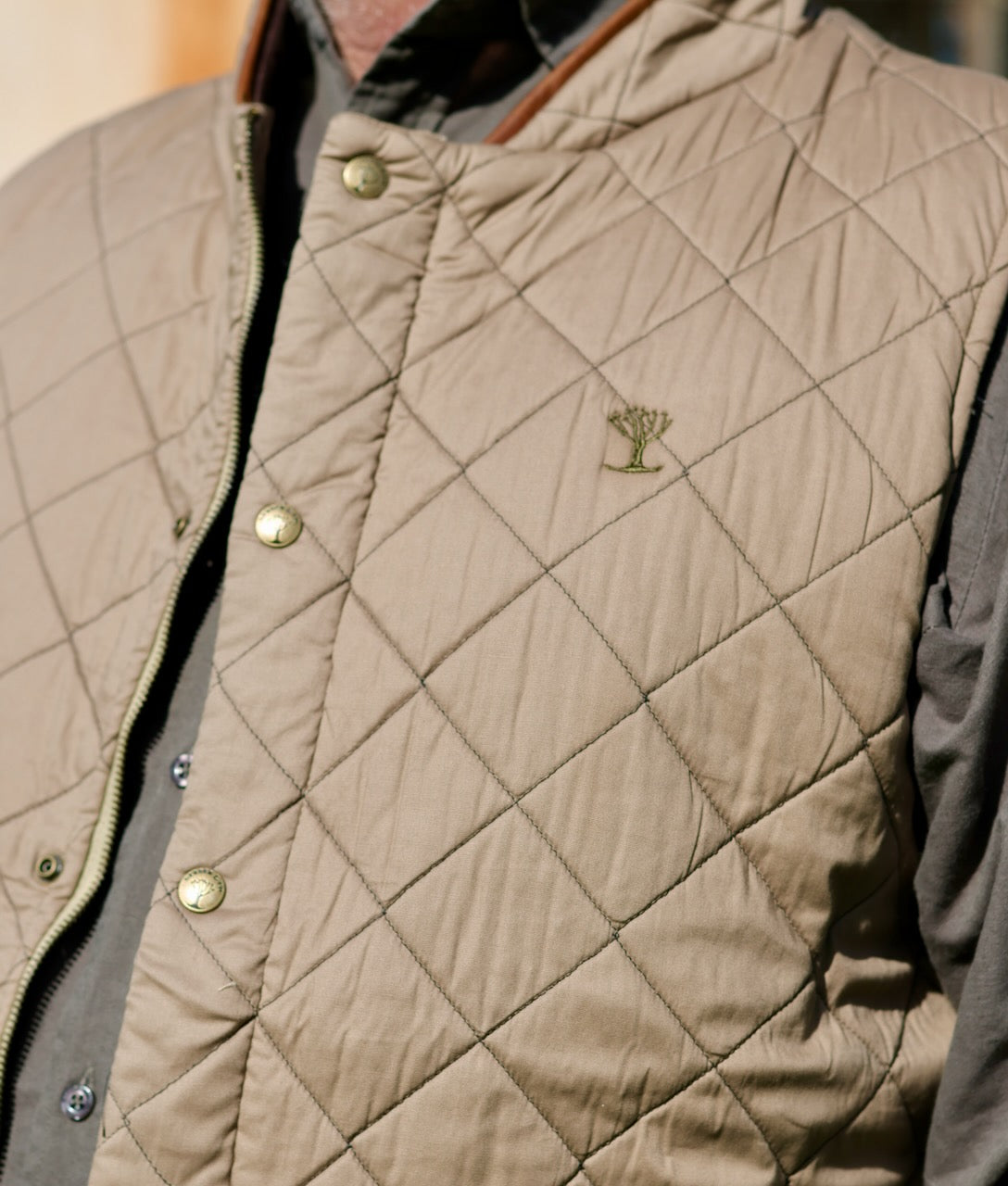 MENS QUILTED GILET