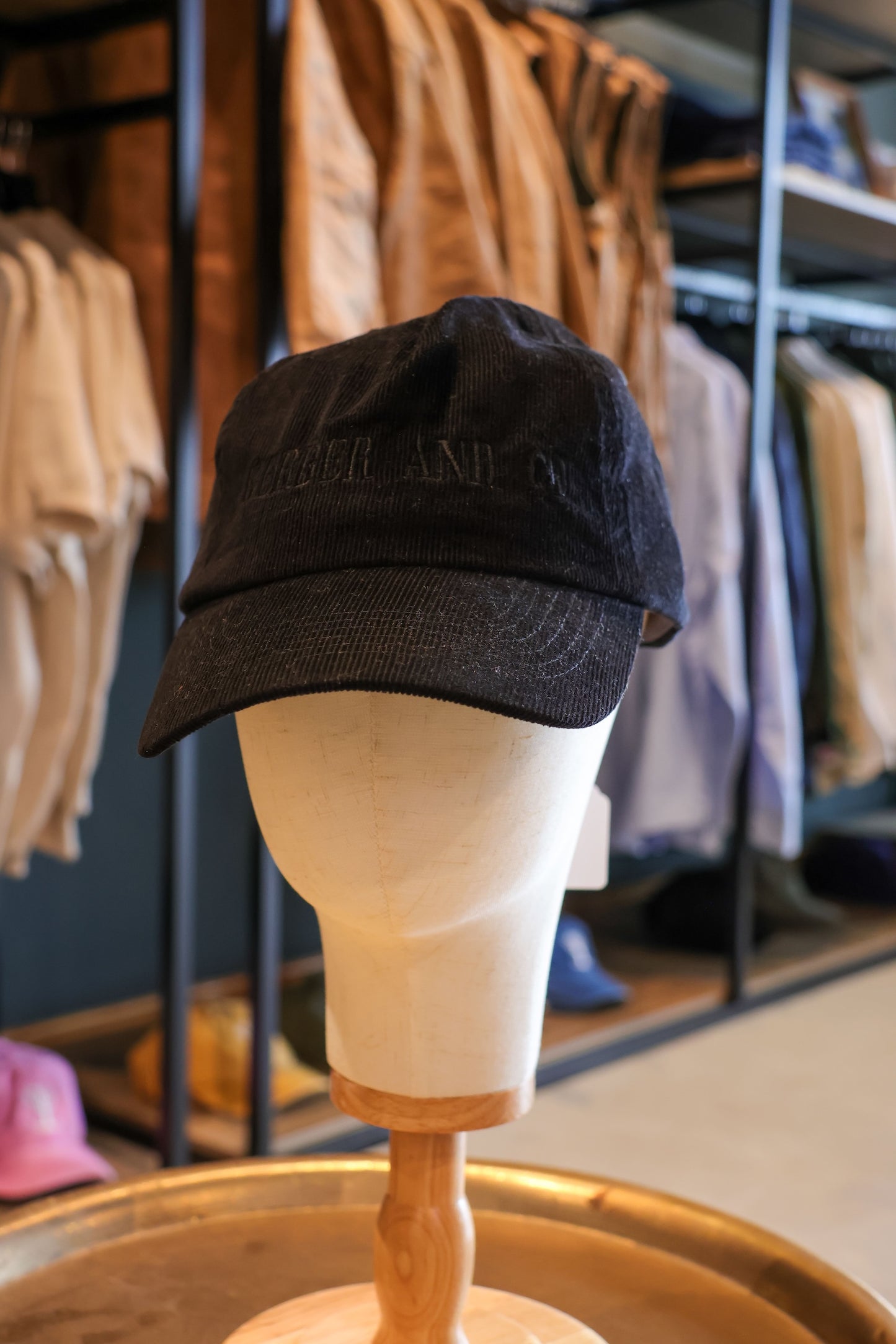 Branded Corduroy Cap