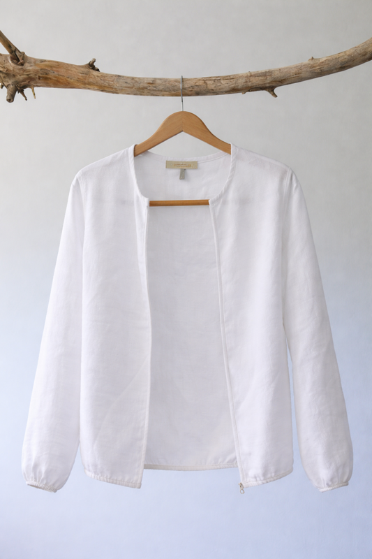 Women's Lanzi Linen Bomber