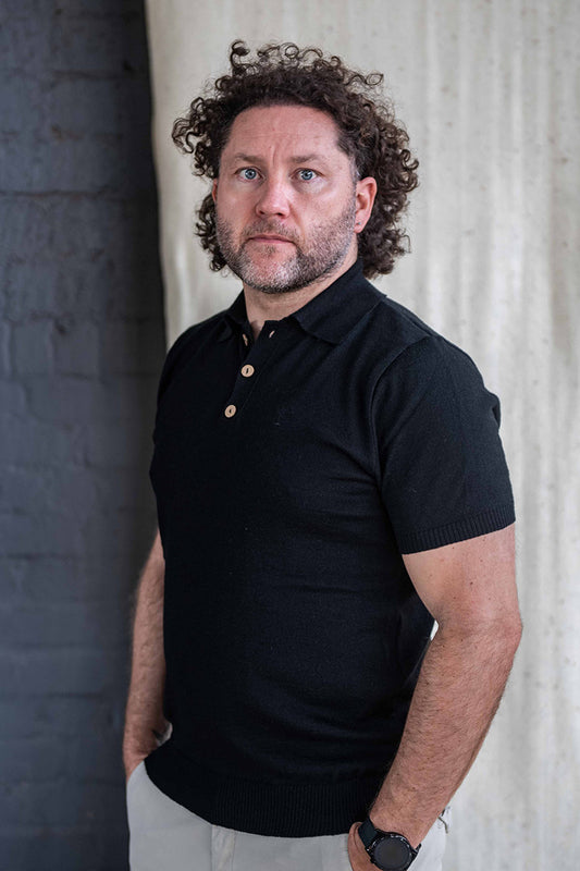 Men's Knitted Golf Shirt