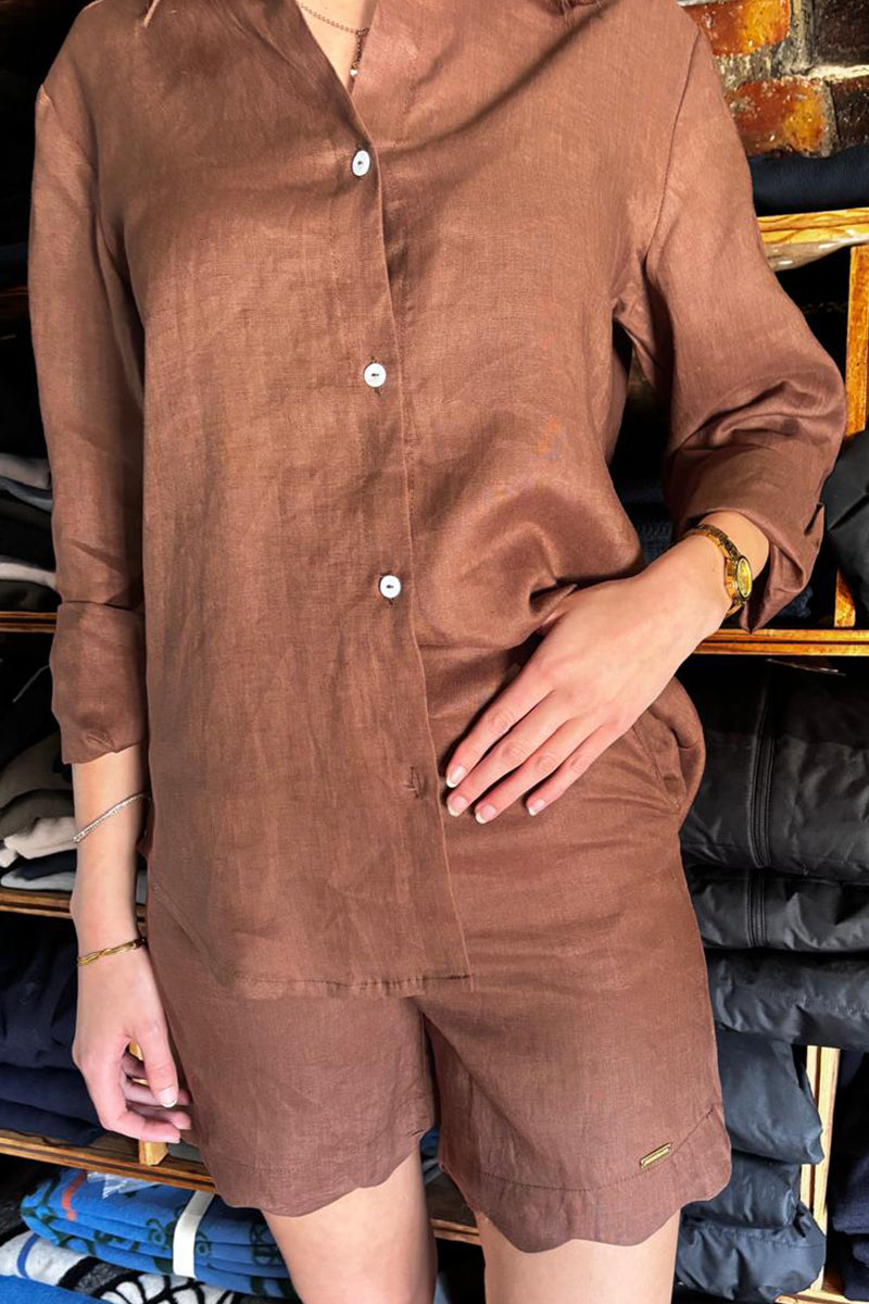 Women's Essential Linen Blouse